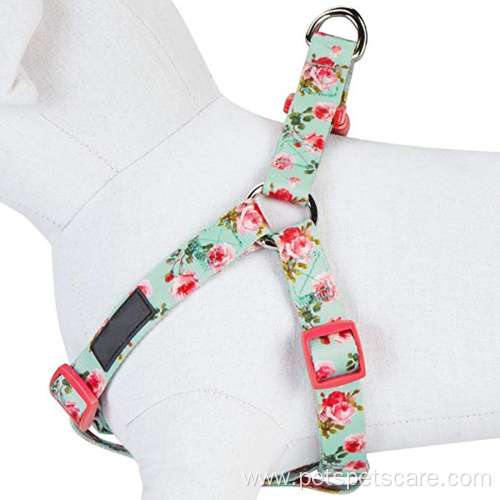 Pet Spring Scent Inspired Floral Sublimation Dog Harness